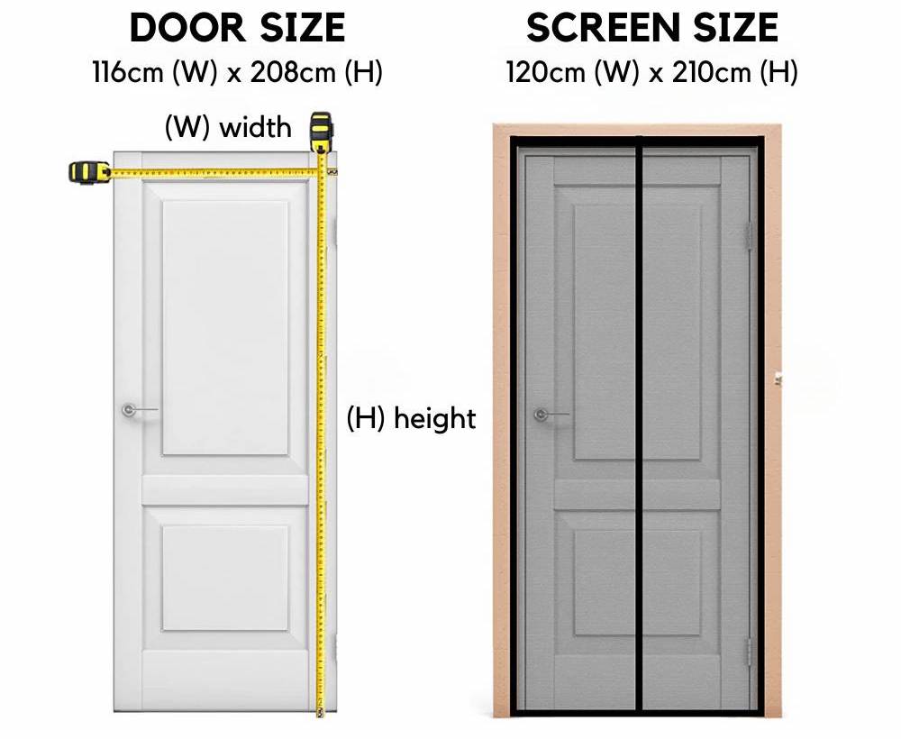 best temporary fly screen for door