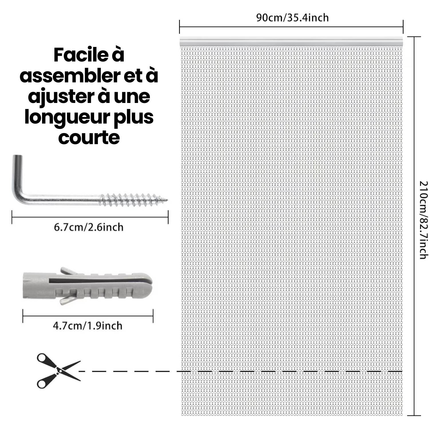 meilleur rideau a chaines pour porte france