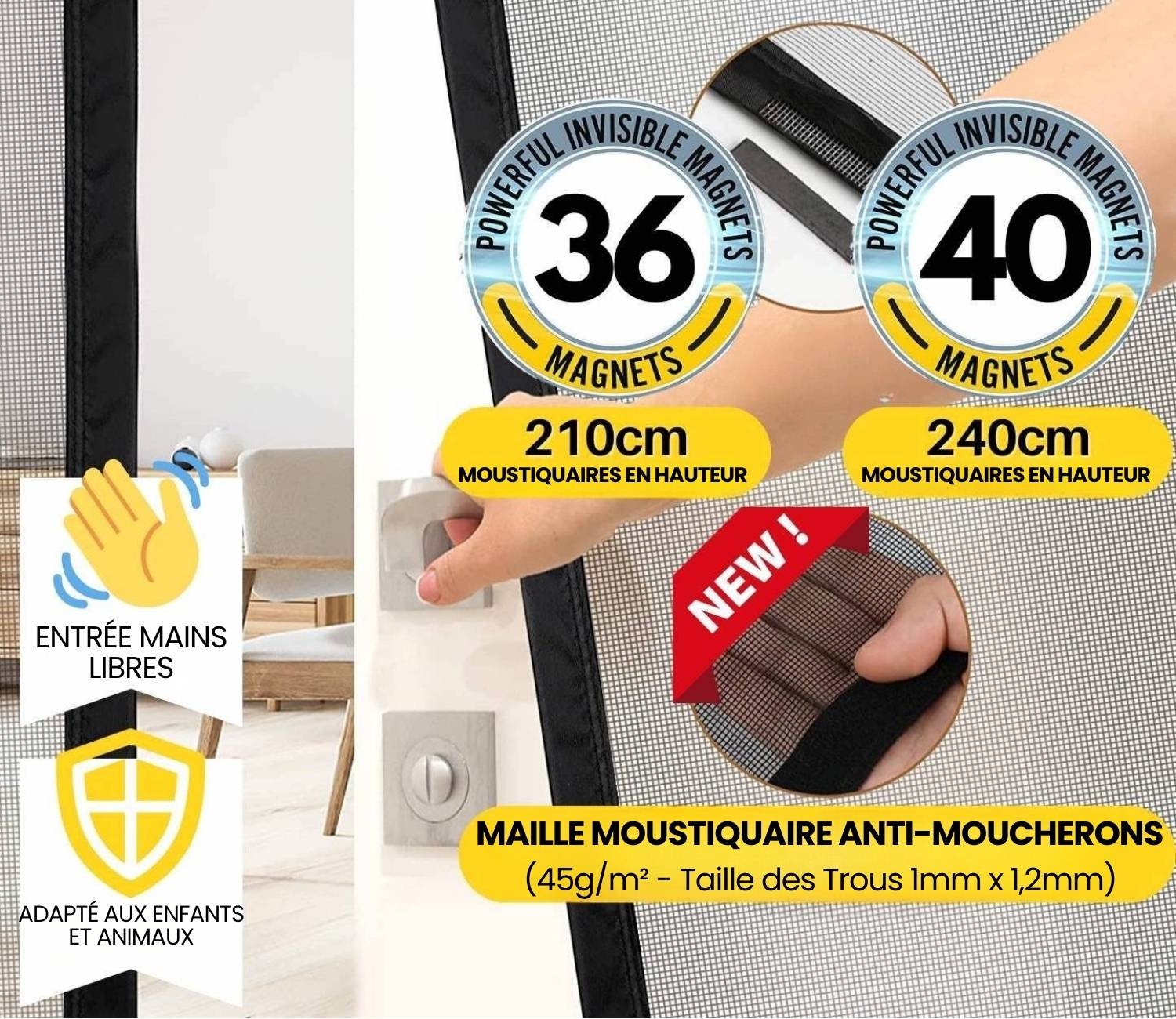 meilleures moustiquaires magnetiques de porte en france