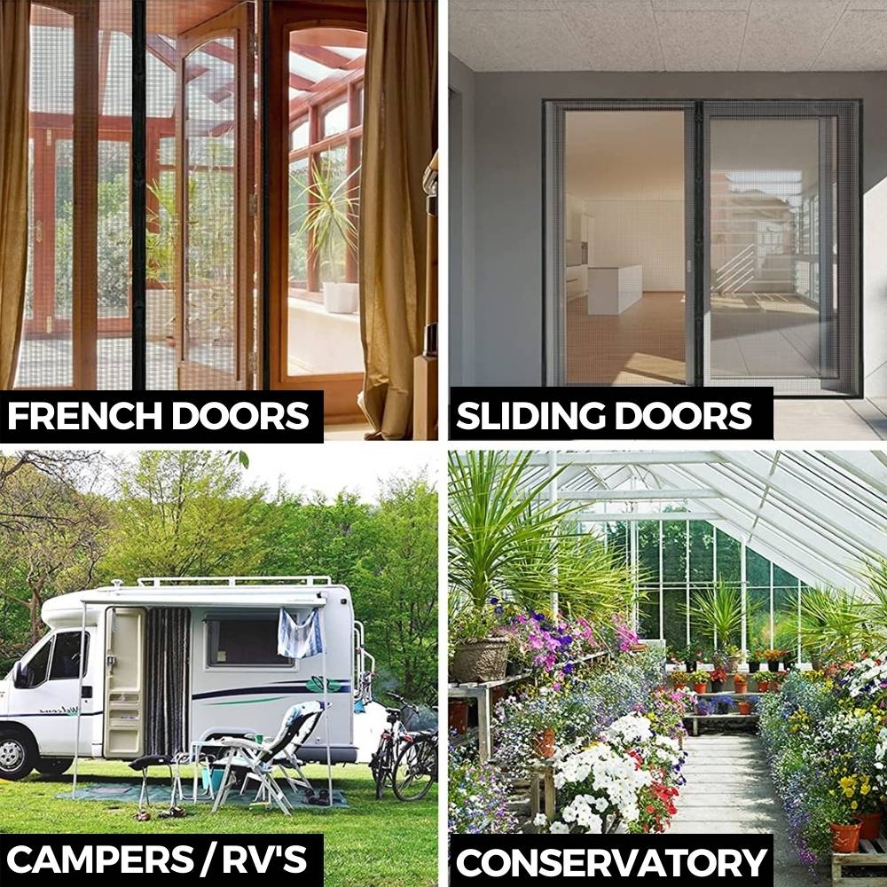 Magnetic Screen Door | Magnet Door Screens | Magnetic Mesh Screen Doors: image 3