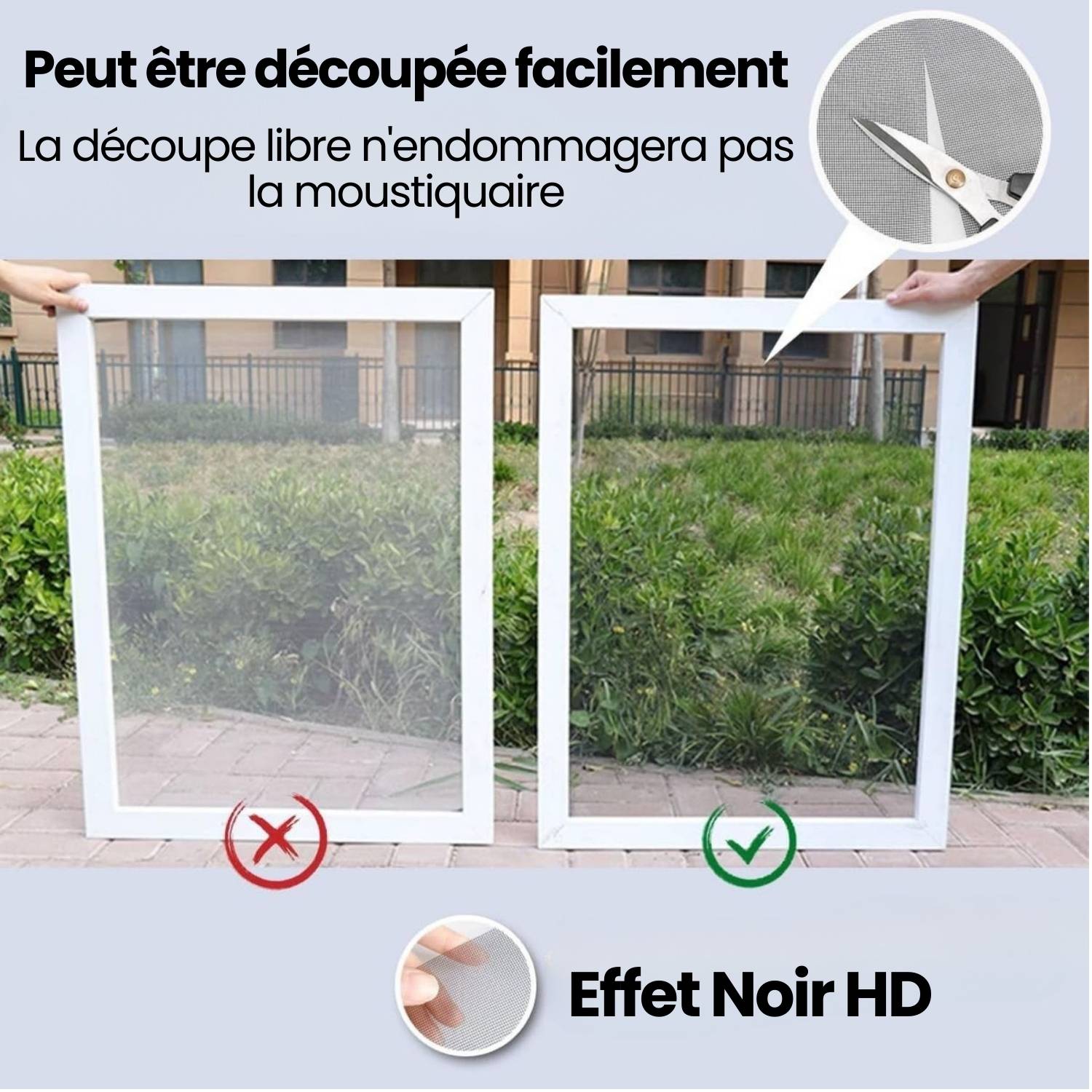 Moustiquaires de Fenêtre à Velcro | Moustiquaire de Fenêtre Ajustable | Moustiquaire de Fenêtre Avec Velcro: image 5