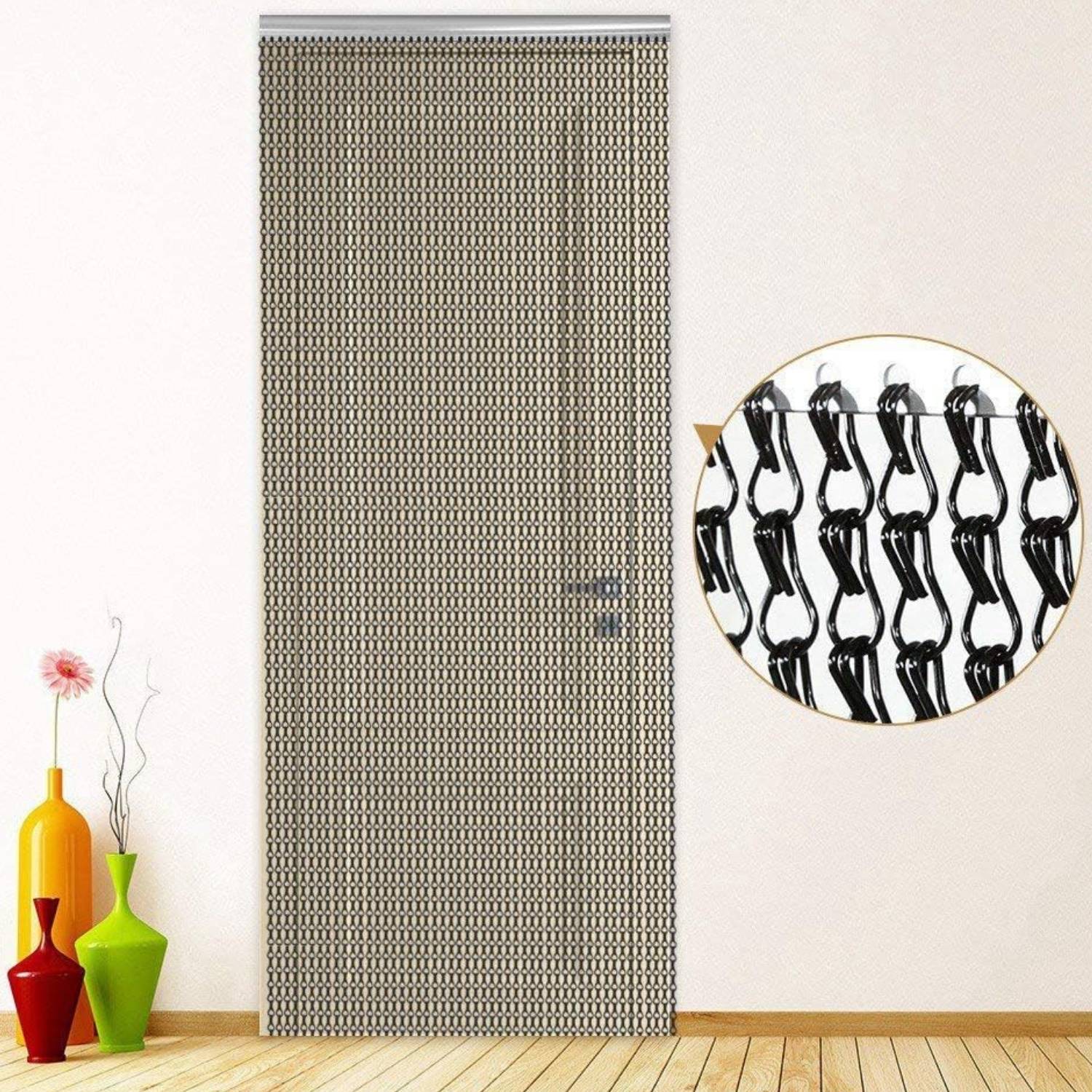 Rideau de Porte à Chaînes | Moustiquaire de Porte à Chaînes | Porte Anti-Mouches à Chaînes: image 2